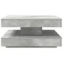 Mesa de centro giratoria 360 grados gris hormigón 70x70x34,5 cm de , Mesas de centro - Ref: Foro24-858482, Precio: 77,13 €, D...