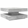 Mesa de centro giratoria 360 grados gris hormigón 70x70x34,5 cm de , Mesas de centro - Ref: Foro24-858482, Precio: 77,13 €, D...