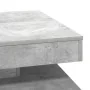 Mesa de centro giratoria 360 grados gris hormigón 70x70x34,5 cm de , Mesas de centro - Ref: Foro24-858482, Precio: 77,13 €, D...