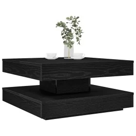 Mesa de centro giratoria 360 grados negro 70x70x34,5 cm de , Mesas de centro - Ref: Foro24-858480, Precio: 85,50 €, Descuento: %