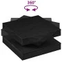 Mesa de centro giratoria 360 grados negro 70x70x34,5 cm de , Mesas de centro - Ref: Foro24-858480, Precio: 85,50 €, Descuento: %