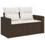 Juego de sofás de jardín 7 piezas con cojines ratán PE marrón by , Garden sets - Ref: Foro24-3325399, Price: 462,33 €, Discou...