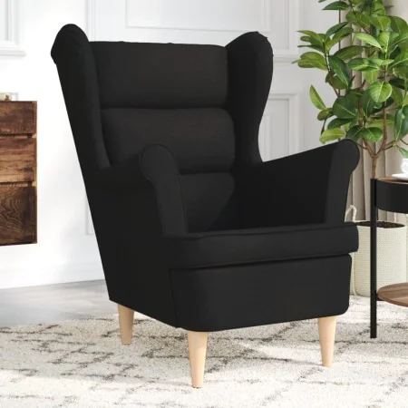 Sillón de tela negro 74x84x100 cm de , Sillones - Ref: Foro24-4016897, Precio: 169,98 €, Descuento: %