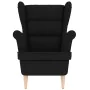 Sillón de tela negro 74x84x100 cm de , Sillones - Ref: Foro24-4016897, Precio: 169,98 €, Descuento: %
