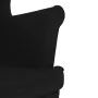 Sillón de tela negro 74x84x100 cm de , Sillones - Ref: Foro24-4016897, Precio: 169,98 €, Descuento: %