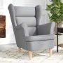 Sillón de tela gris claro 74x84x100 cm de , Sillones - Ref: Foro24-4016895, Precio: 221,37 €, Descuento: %