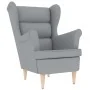 Sillón de tela gris claro 74x84x100 cm de , Sillones - Ref: Foro24-4016895, Precio: 221,37 €, Descuento: %