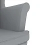 Sillón de tela gris claro 74x84x100 cm de , Sillones - Ref: Foro24-4016895, Precio: 221,37 €, Descuento: %