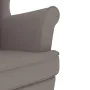 Silla mecedora de tela taupe 74x90x102 cm de , Sillones - Ref: Foro24-4016925, Precio: 176,55 €, Descuento: %
