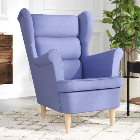 Sillón de tela azul vaquero 74x84x100 cm de , Sillones - Ref: Foro24-4016906, Precio: 189,24 €, Descuento: %