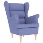 Sillón de tela azul vaquero 74x84x100 cm de , Sillones - Ref: Foro24-4016906, Precio: 189,24 €, Descuento: %