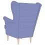 Sillón de tela azul vaquero 74x84x100 cm de , Sillones - Ref: Foro24-4016906, Precio: 189,24 €, Descuento: %