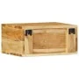 Muebles de TV de pared 2 uds madera maciza de acacia by , CD and DVD storage - Ref: Foro24-4017472, Price: 72,66 €, Discount: %