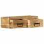 Mueble de TV de pared madera maciza de mango rugosa 60x30x19 cm von , CD- und DVD-Speicher - Ref: Foro24-4017458, Preis: 92,3...