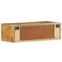 Mueble de TV de pared madera maciza de mango rugosa 60x30x19 cm von , CD- und DVD-Speicher - Ref: Foro24-4017458, Preis: 92,3...