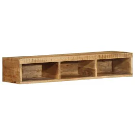 Mueble de TV de pared madera maciza mango rugosa 100x30x19 cm von , CD- und DVD-Speicher - Ref: Foro24-4017479, Preis: 110,64...