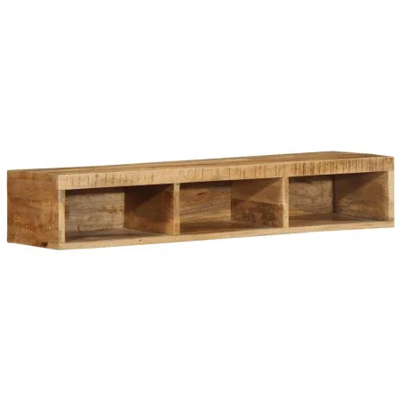 Mueble de TV de pared madera maciza mango rugosa 100x30x19 cm von , CD- und DVD-Speicher - Ref: Foro24-4017479, Preis: 110,64...