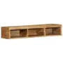 Mueble de TV de pared madera maciza mango rugosa 100x30x19 cm von , CD- und DVD-Speicher - Ref: Foro24-4017479, Preis: 110,64...