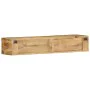 Mueble de TV de pared madera maciza mango rugosa 100x30x19 cm von , CD- und DVD-Speicher - Ref: Foro24-4017479, Preis: 110,64...