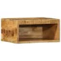 Muebles de TV de pared 2 uds madera maciza de mango rugosa de , Almacenamiento para CD y DVD - Ref: Foro24-4017470, Precio: 9...