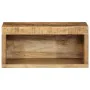 Muebles de TV de pared 2 uds madera maciza de mango rugosa de , Almacenamiento para CD y DVD - Ref: Foro24-4017470, Precio: 9...