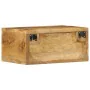 Muebles de TV de pared 2 uds madera maciza de mango rugosa de , Almacenamiento para CD y DVD - Ref: Foro24-4017470, Precio: 9...