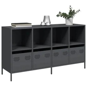 Aparador de acero laminado en frío antracita 135x39x73,5 cm von , Sideboards - Ref: Foro24-3307163, Preis: 188,77 €, Rabatt: %