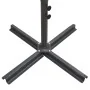 Sombrilla doble de jardín palo de acero terracota 250x250 cm de , Sombrillas - Ref: Foro24-47325, Precio: 134,01 €, Descuento: %