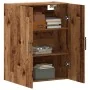 Armario de pared madera de ingeniería envejecida 69,5x34x90 cm by , Sideboards - Ref: Foro24-857294, Price: 89,81 €, Discount: %