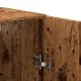 Armario de pared madera de ingeniería envejecida 69,5x34x90 cm by , Sideboards - Ref: Foro24-857294, Price: 89,81 €, Discount: %