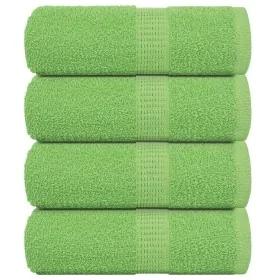 Toallas 4 unidades 100% algodón verde manzana 30x30 cm 360 gsm de , Toallas - Ref: Foro24-137017, Precio: 12,84 €, Descuento: %