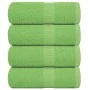 Toallas invitados 4 uds algodón verde manzana 30x50 cm 360 gsm de , Toallas - Ref: Foro24-137020, Precio: 15,58 €, Descuento: %