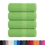 Toallas invitados 4 uds algodón verde manzana 30x50 cm 360 gsm de , Toallas - Ref: Foro24-137020, Precio: 15,58 €, Descuento: %