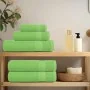Toallas invitados 4 uds algodón verde manzana 30x50 cm 360 gsm de , Toallas - Ref: Foro24-137020, Precio: 15,58 €, Descuento: %