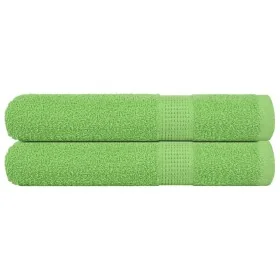 Toallas 2 uds verde manzana 100x200 cm 360 gsm de , Toallas - Ref: Foro24-137034, Precio: 32,92 €, Descuento: %