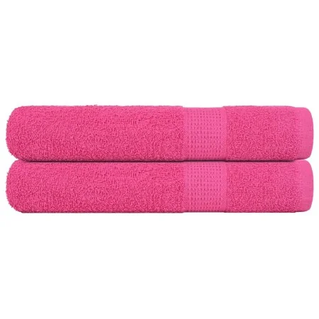 Toallas de sauna 2 uds 100% algodón rosa 80x200 cm 360 gsm de , Toallas - Ref: Foro24-137055, Precio: 28,63 €, Descuento: %