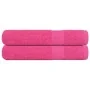 Toallas de sauna 2 uds 100% algodón rosa 80x200 cm 360 gsm de , Toallas - Ref: Foro24-137055, Precio: 28,63 €, Descuento: %