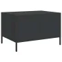 Mesa de centro acero laminado en frío negro 68,5x50x43,5 cm by , Coffee table - Ref: Foro24-851280, Price: 68,38 €, Discount: %