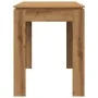 Mesa de Comedor Roble Artesano 120x60x76cm madera reconstituida by , Kitchen and dining tables - Ref: Foro24-855903, Price: 9...