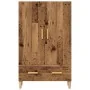 Aparador de madera de ingeniería madera vieja 70x31x115 cm de , Aparadores - Ref: Foro24-856914, Precio: 104,48 €, Descuento: %