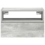 Mesitas de noche de pared 2 uds gris hormigón 45x26x28,5 cm de , Mesitas de noche - Ref: Foro24-858603, Precio: 61,03 €, Desc...