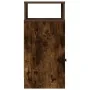 Mesilla de noche con cajón roble ahumado 25x31x66 cm de , Mesitas de noche - Ref: Foro24-858622, Precio: 48,82 €, Descuento: %