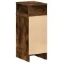 Mesilla de noche con cajón roble ahumado 25x31x66 cm de , Mesitas de noche - Ref: Foro24-858622, Precio: 48,82 €, Descuento: %