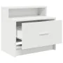 Mesillas de noche con cajón 2 uds blanco 51x31x47 cm de , Mesitas de noche - Ref: Foro24-858669, Precio: 70,75 €, Descuento: %