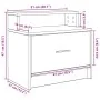 Mesillas de noche con cajón 2 uds blanco 51x31x47 cm de , Mesitas de noche - Ref: Foro24-858669, Precio: 70,75 €, Descuento: %
