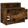 Mesilla de noche con cajón roble ahumado 51x31x47 cm de , Mesitas de noche - Ref: Foro24-858676, Precio: 42,04 €, Descuento: %