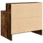 Mesilla de noche con cajón roble ahumado 51x31x47 cm de , Mesitas de noche - Ref: Foro24-858676, Precio: 42,04 €, Descuento: %