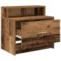 Mesillas de noche con cajón 2 uds madera vieja 51x31x47 cm de , Mesitas de noche - Ref: Foro24-858683, Precio: 70,68 €, Descu...