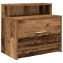 Mesillas de noche con cajón 2 uds madera vieja 51x31x47 cm de , Mesitas de noche - Ref: Foro24-858683, Precio: 70,68 €, Descu...