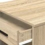 Escritorio con cajón estante madera contrachapada roble sonoma by , Kitchen and dining tables - Ref: Foro24-858688, Price: 95...